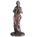 Hygieia, Goddess of Hygiene – Bronze-Finish Resin Statue – 15.5 cm – view 1