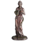 Hygieia, Goddess of Hygiene – Bronze-Finish Resin Statue – 15.5 cm – view 1