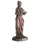 Hygieia, Goddess of Hygiene – Bronze-Finish Resin Statue – 15.5 cm – view 2