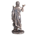 Asclepius – God of Medicine – Bronze-Finish Statue – 16 cm – view 3