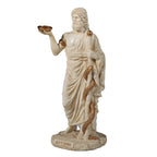 Asclepius, God of Medicine – White Statue – 16 cm – view 4