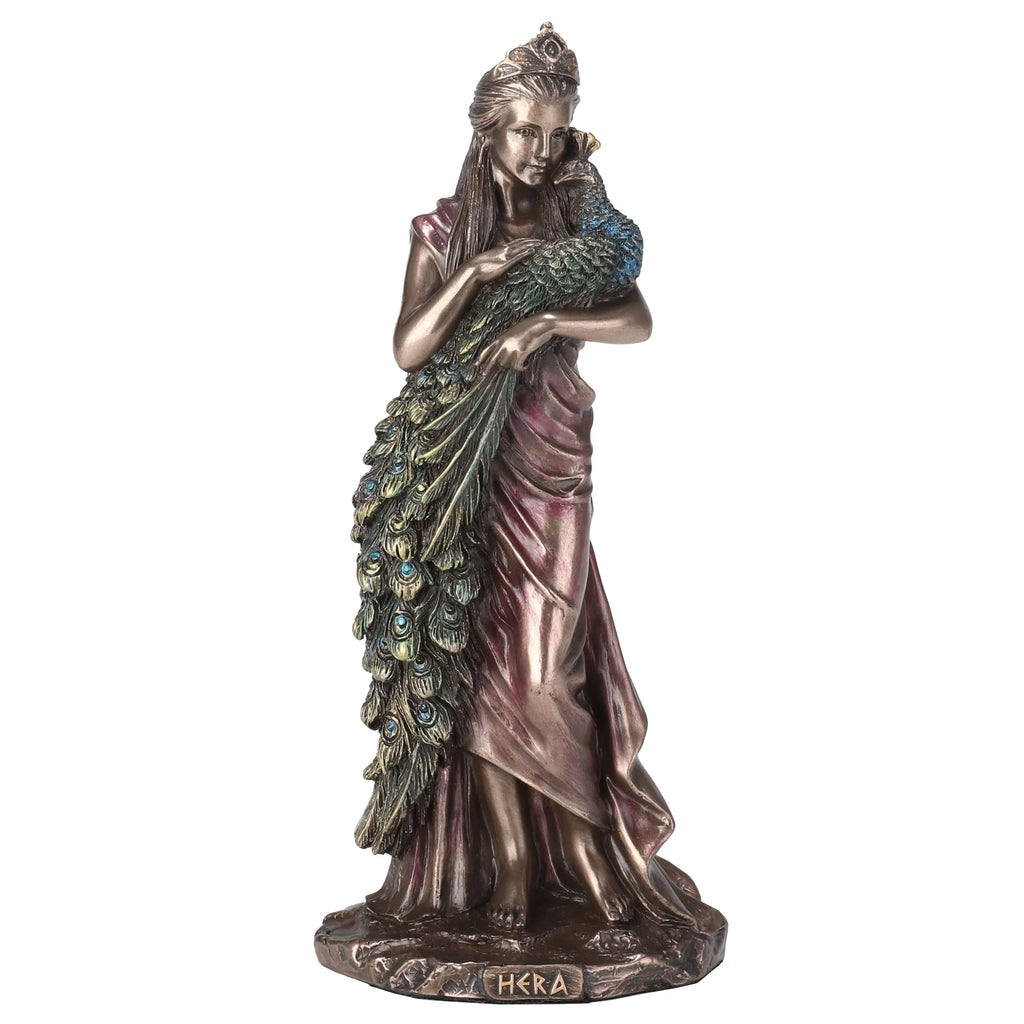 Hera — Goddess of Marriage — Bronze Finish Statue, 15.5 cm – view 1