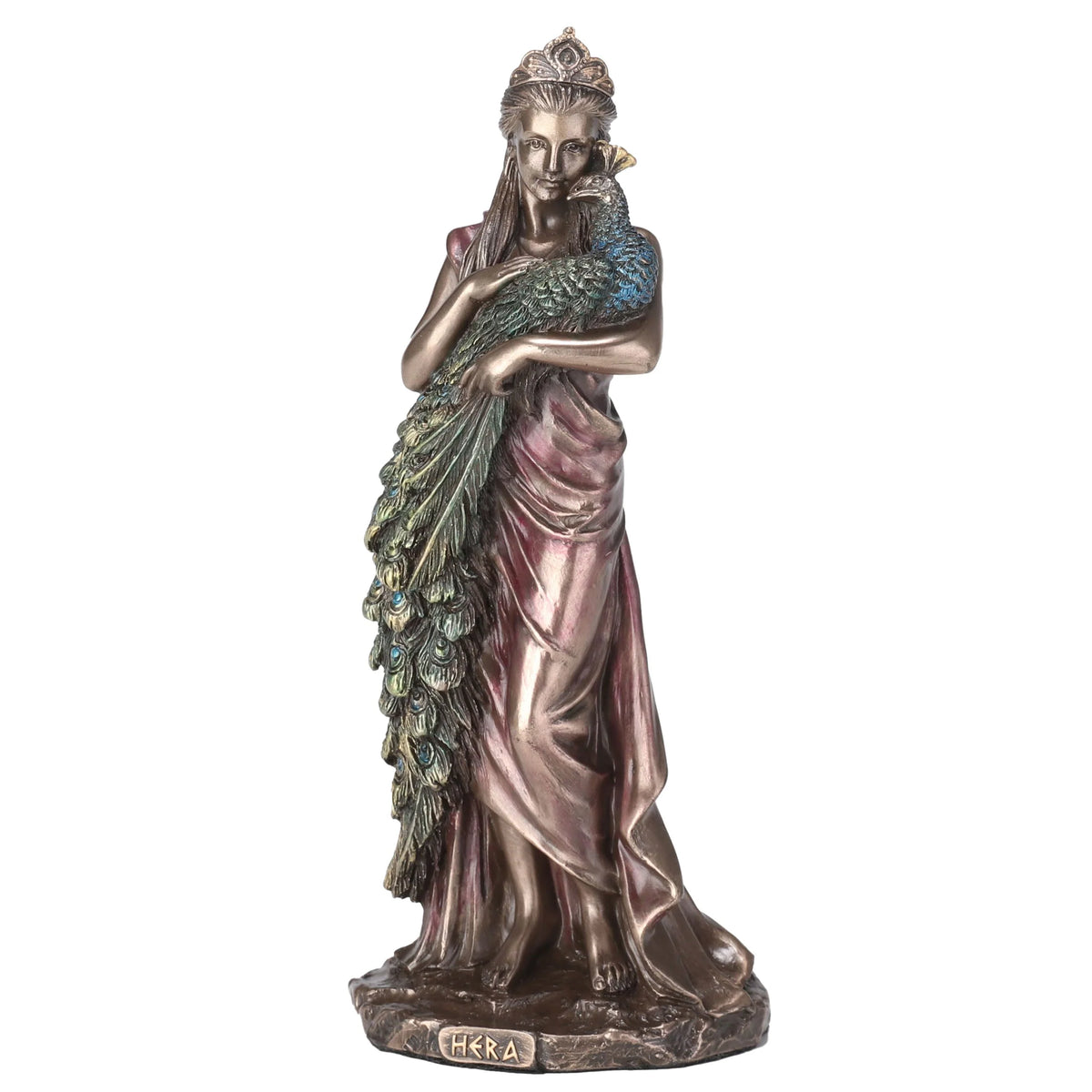 Hera — Goddess of Marriage — Bronze Finish Statue, 15.5 cm – view 2