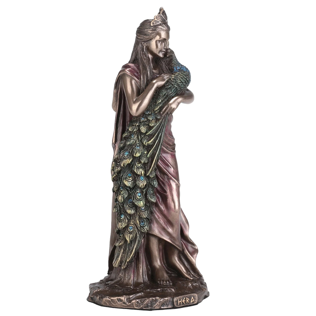 Hera — Goddess of Marriage — Bronze Finish Statue, 15.5 cm – view 4