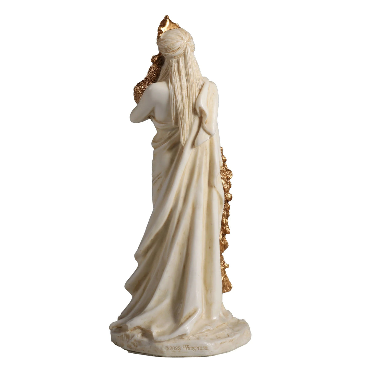 Hera — Goddess of Marriage — White Statue – 15.5 cm – view 3