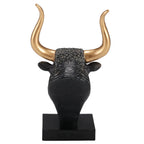 Cretan Bull — Bronze-Finish Bust – 9 cm – view 3