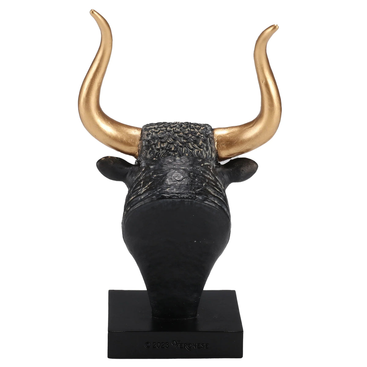 Cretan Bull — Bronze-Finish Bust – 9 cm – view 3