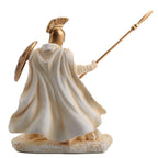 Hector, Trojan Warrior – White and Gold Resin Statue – 9.5 cm – view 3
