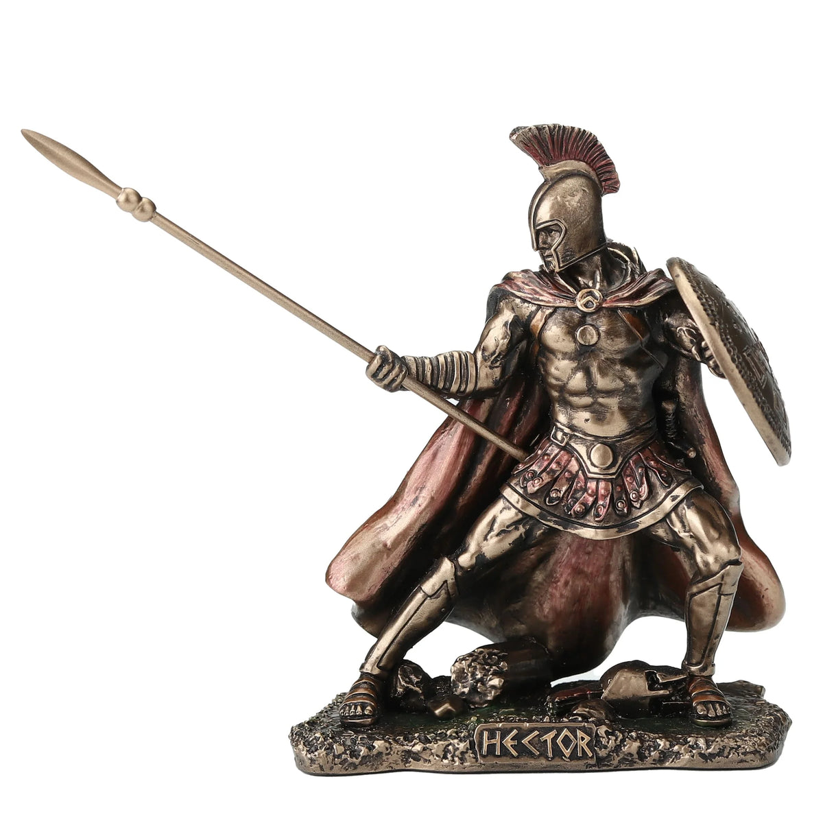 Hector — Trojan Warrior — Bronze Finish Statue, 9.5 cm – view 1