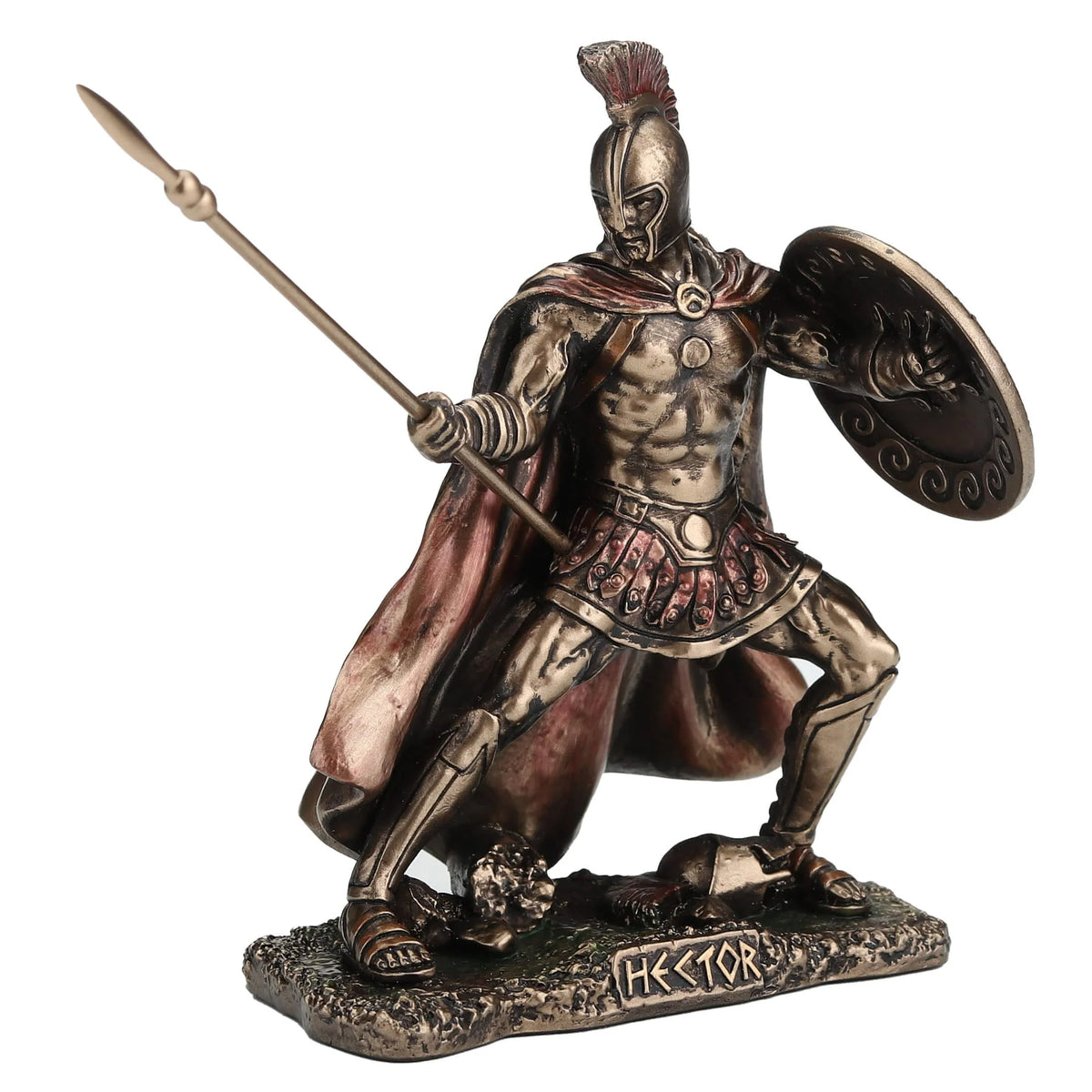 Hector — Trojan Warrior — Bronze Finish Statue, 9.5 cm – view 4