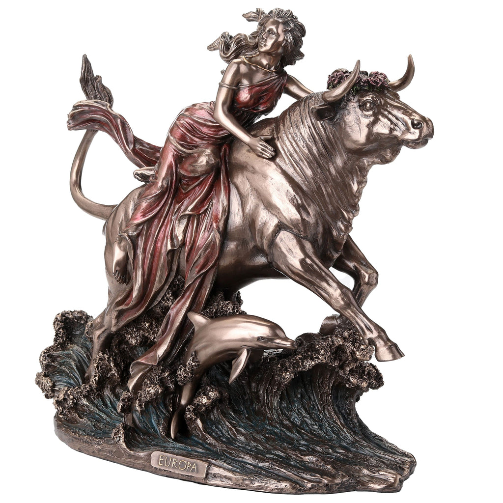 Europa and the Bull Bronze-Finish Statue – 24 × 23 cm – view 2