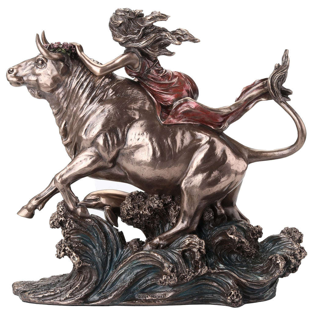 Europa and the Bull Bronze-Finish Statue – 24 × 23 cm – view 3