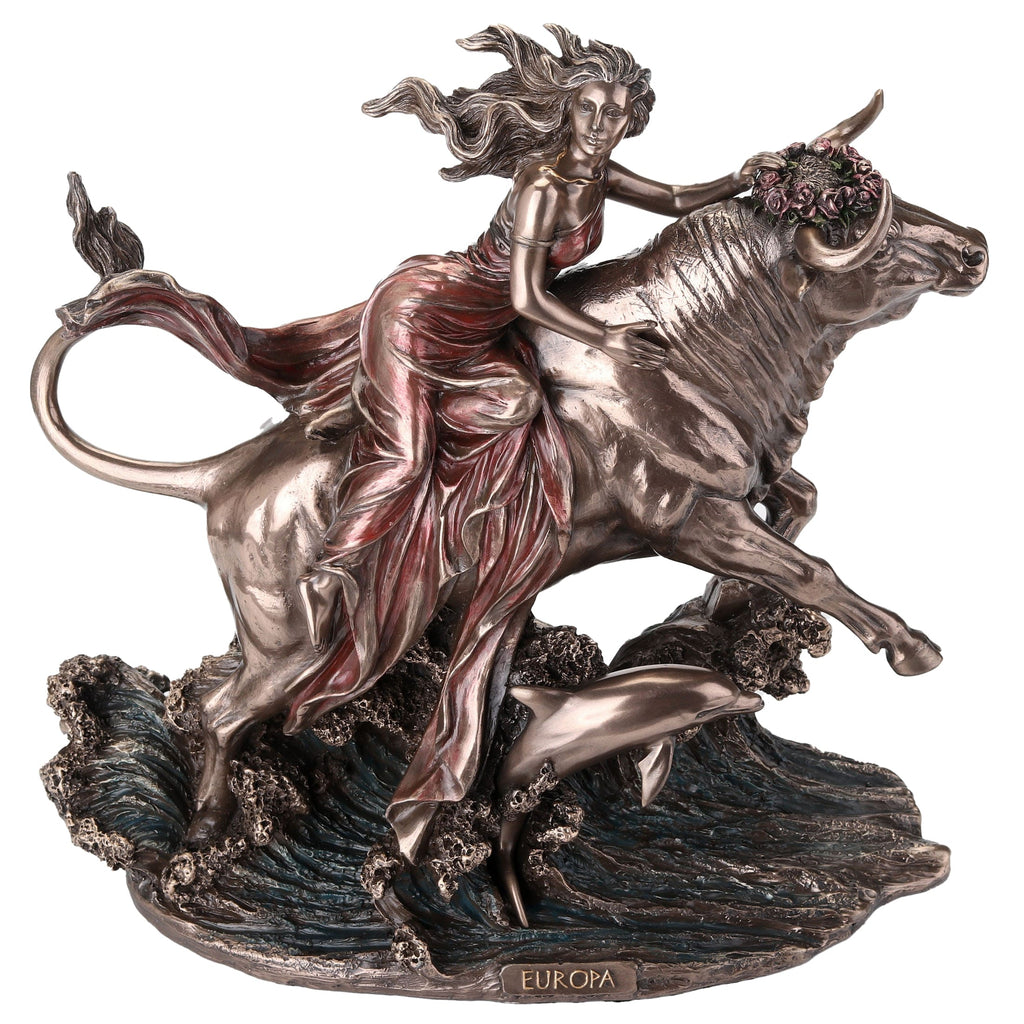 Europa and the Bull Bronze-Finish Statue – 24 × 23 cm – view 4