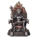 Undead King on a Throne — Bronze-Finish Statue – 22 × 15 cm – view 1