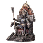 Undead King on a Throne — Bronze-Finish Statue – 22 × 15 cm – view 2