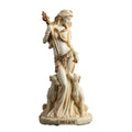 Hecate – White and Gold Statue – 15.5 cm – view 1