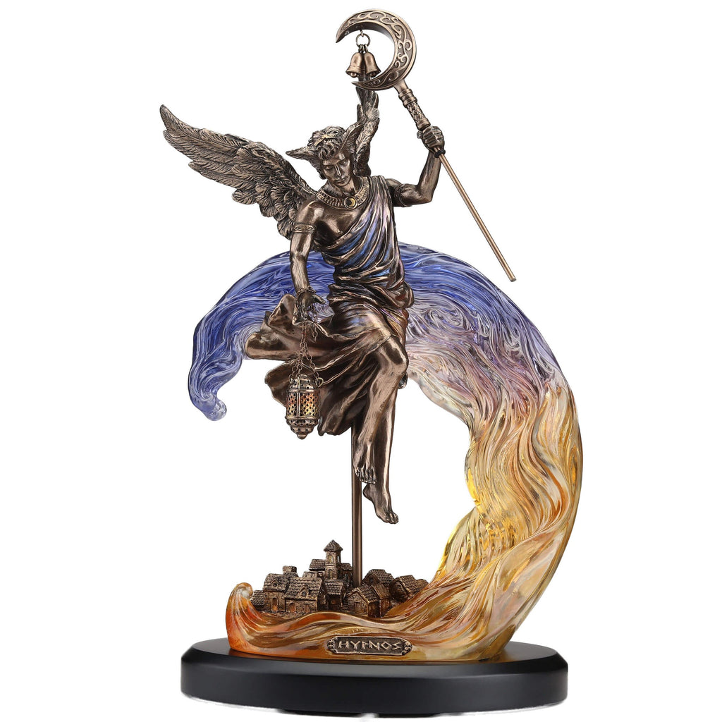 Hypnos — God of Sleep — Bronze Finish Statue, 33 cm – view 1