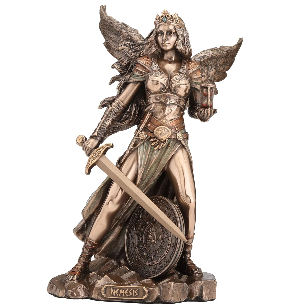 Nemesis — Greek Mythology — Bronze-Finish Statue – 21.5 cm – view 3