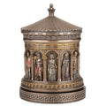 Jewellery Box with the Gods of the Pantheon — Bronze-Finish Jewellery Box, 16.5 × 11 cm – view 1