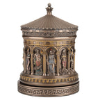 Jewellery Box with the Gods of the Pantheon — Bronze-Finish Jewellery Box, 16.5 × 11 cm – view 4