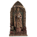 Santa Muerte — Altar — Bronze Finish Statue, 23.5 cm – view 1