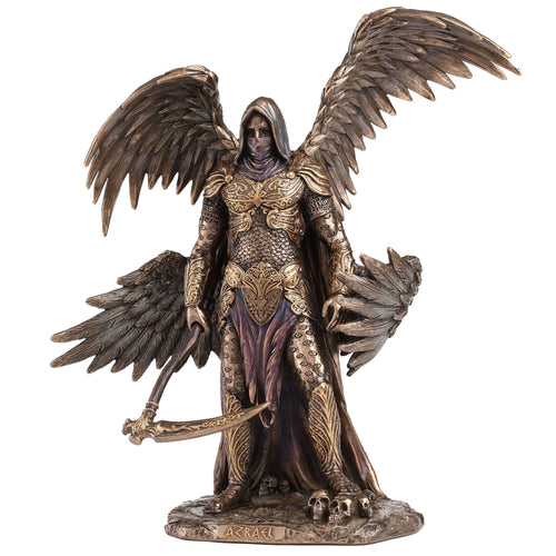 Archangel Azrael — Bronze-Finish Statue – 27 × 24 cm – view 2