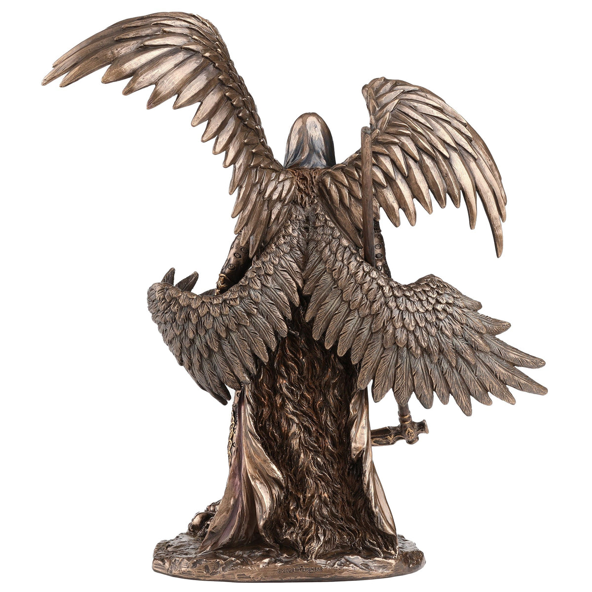 Archangel Azrael — Bronze-Finish Statue – 27 × 24 cm – view 4