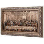 The Last Supper — Wall Relief — Bronze-Finish Wall Relief, 27.8 × 16.8 cm – view 2