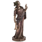 Clio — Muse of History — Bronze-Finish Statue – 23 cm – view 2