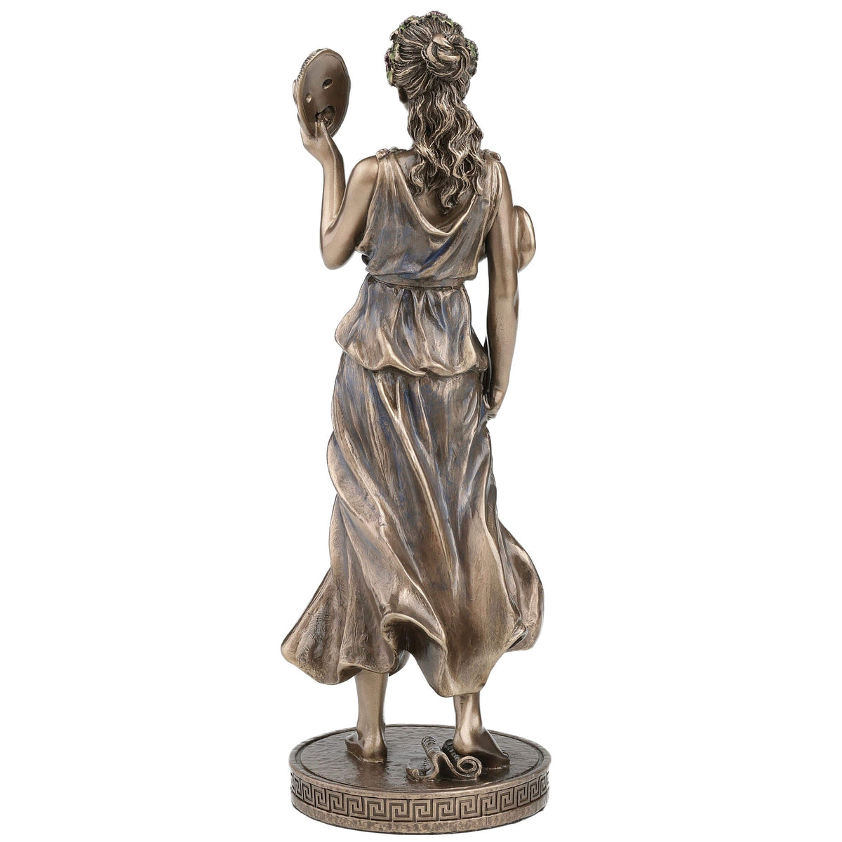 Thalia — Muse of Comedy — Bronze-Finish Statue, 23 cm – view 4