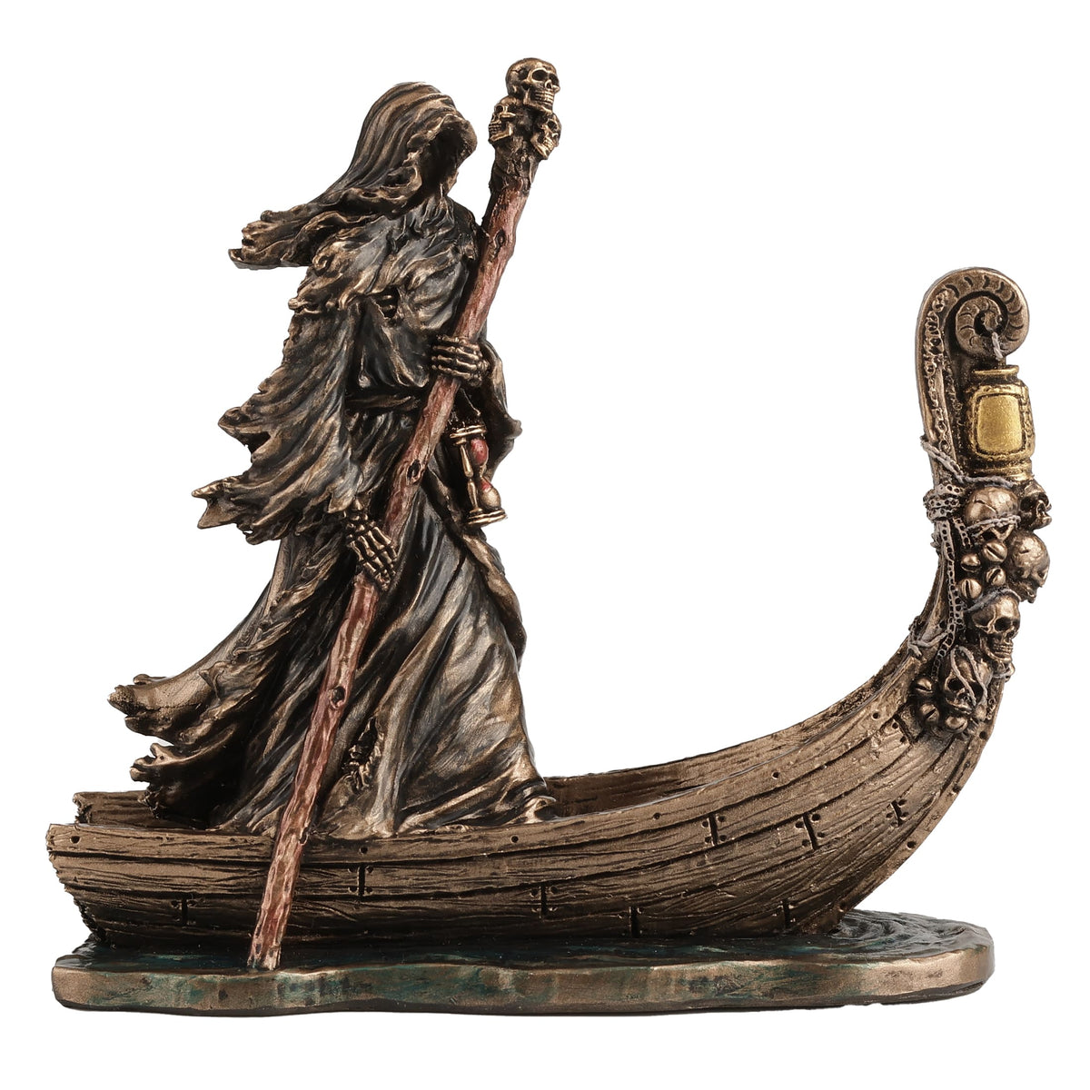 Charon — Bronze Finish Statue, 9.5 × 8.5 cm – view 1