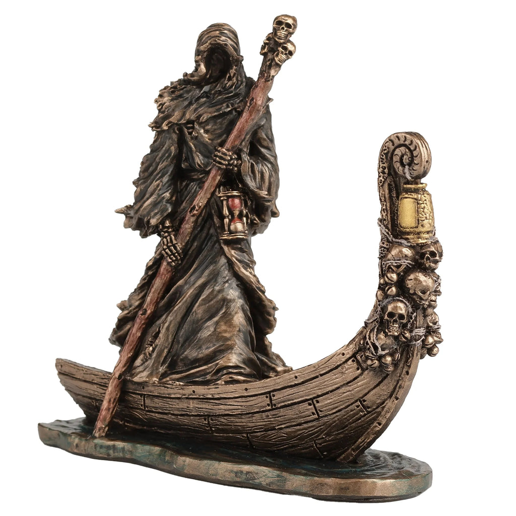 Charon — Bronze Finish Statue, 9.5 × 8.5 cm – view 2