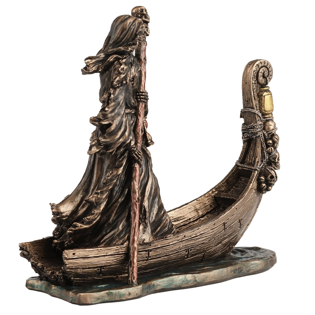 Charon — Bronze Finish Statue, 9.5 × 8.5 cm – view 3