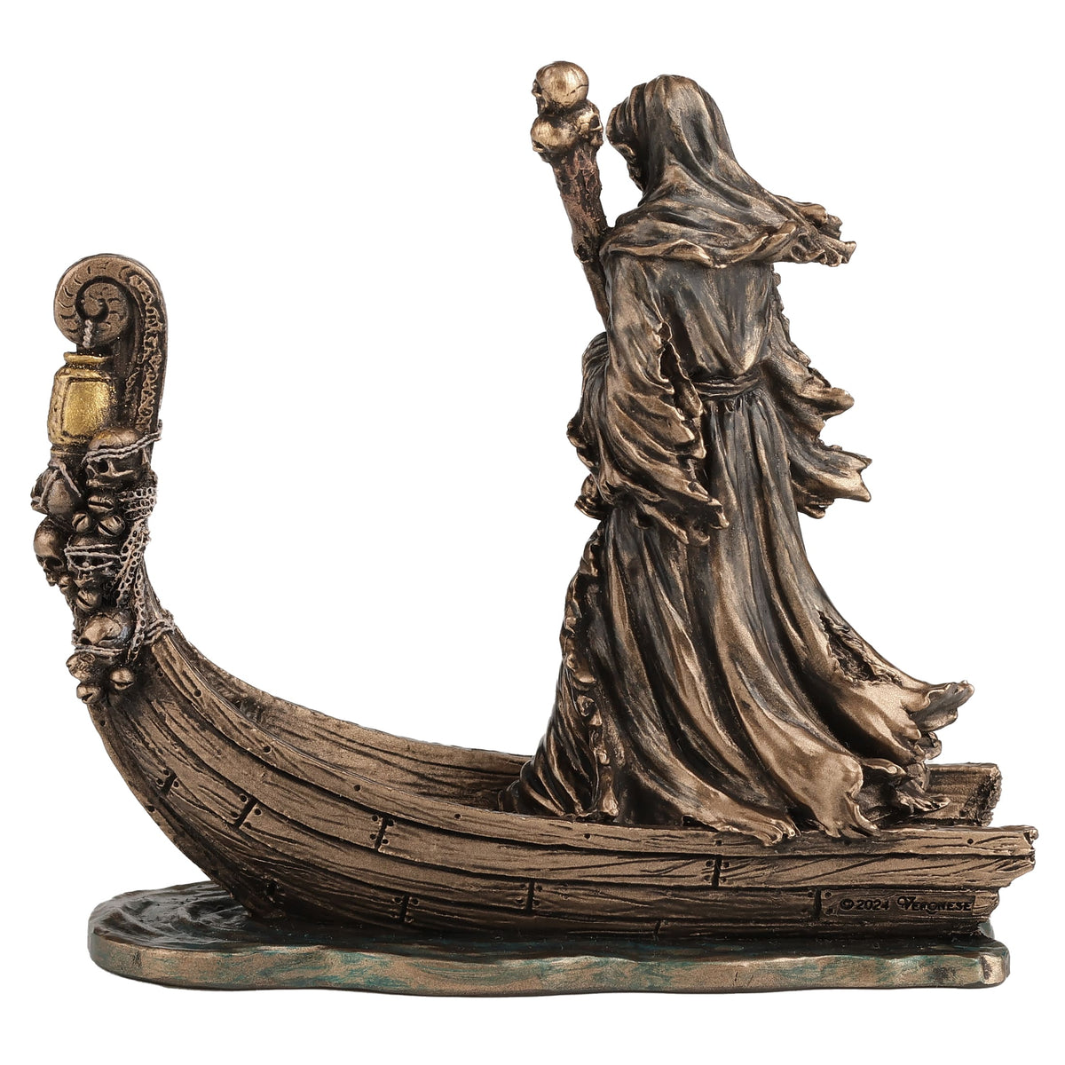 Charon — Bronze Finish Statue, 9.5 × 8.5 cm – view 4