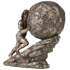 Sisyphus — Bronze-Finish Statue – 18 × 16 cm – view 2