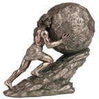 Sisyphus — Bronze-Finish Statue – 18 × 16 cm – view 3