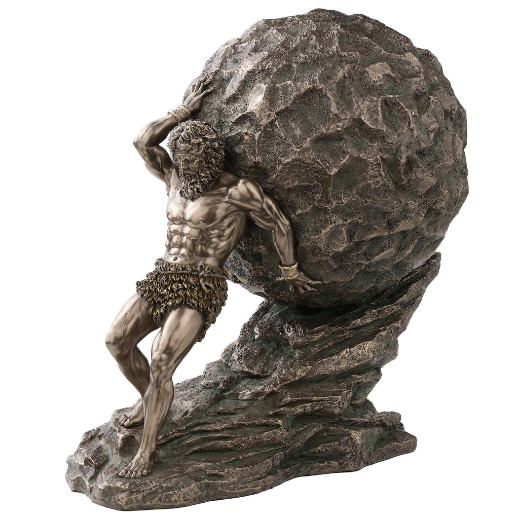 Sisyphus — Bronze-Finish Statue, 38.5 cm – view 1