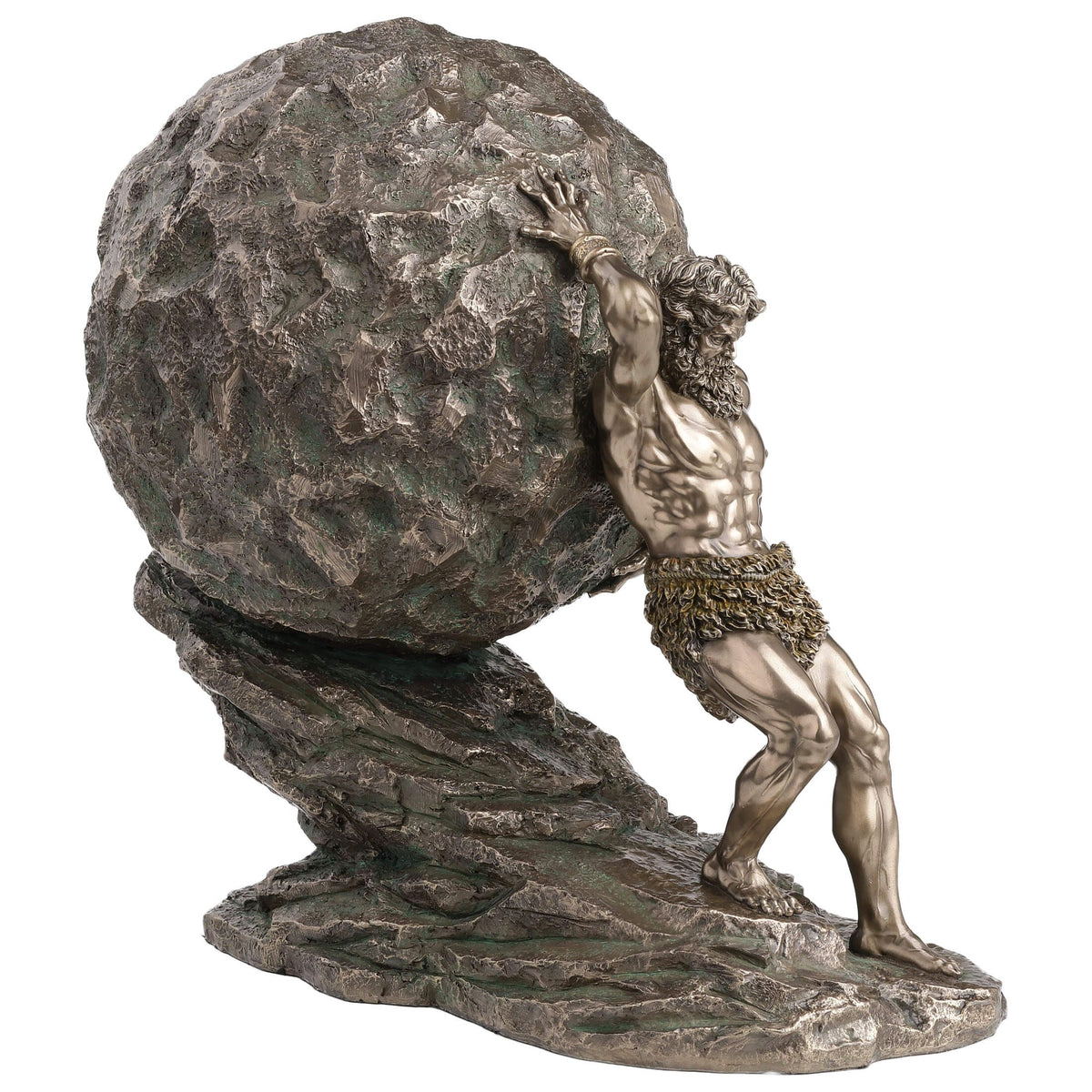 Sisyphus — Bronze-Finish Statue, 38.5 cm – view 2
