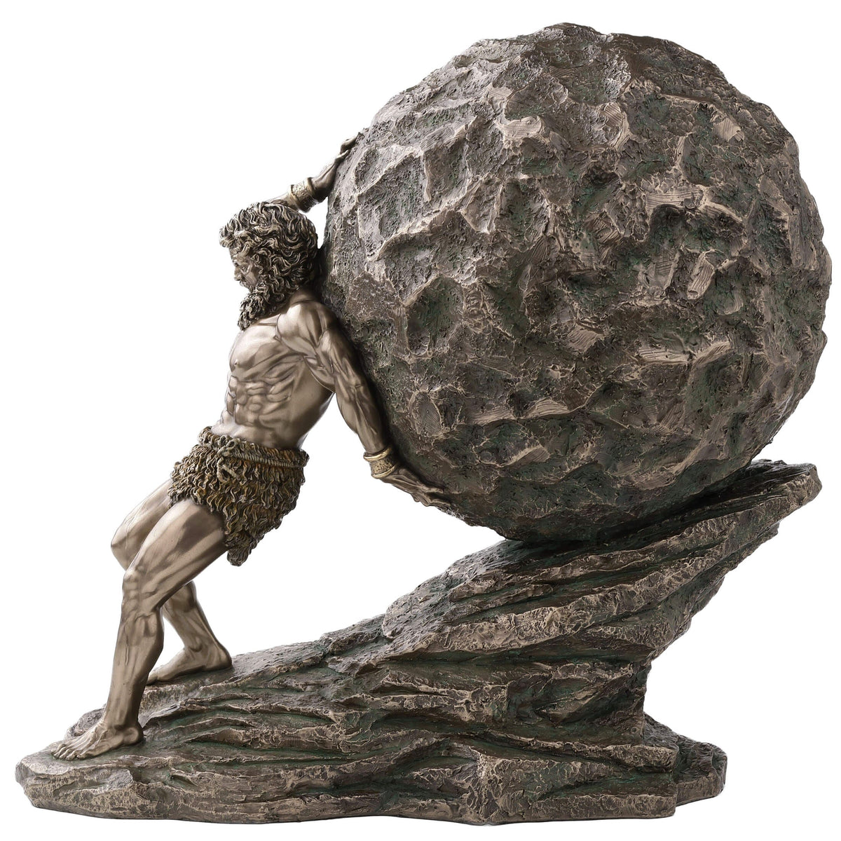Sisyphus — Bronze-Finish Statue, 38.5 cm – view 4