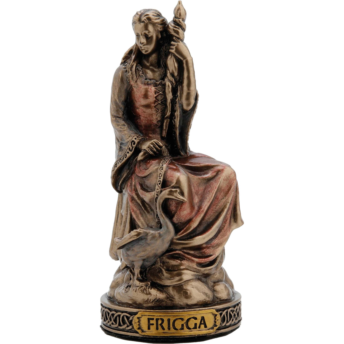 Frigg — Norse Mythology — Bronze Finish Statue, 8.5 cm – view 1