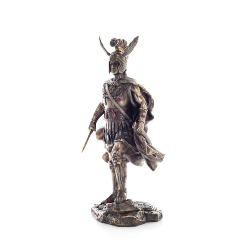 Alexander the Great, King of Macedon – Bronze-Finish Resin Statue – 30 cm – view 2