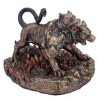 Cerberus – The Three-Headed Hound of Hades – Bronze-Finish Statue – 11 cm – view 1