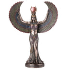 Isis, Egyptian Goddess – Bronze-Finish Resin Statue – 34 cm – view 1