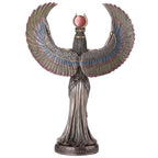 Isis, Egyptian Goddess – Bronze-Finish Resin Statue – 34 cm – view 3