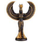 Isis — Egyptian Goddess — Black and Gold Statue, 34 cm – view 1