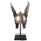 Odin’s Winged Helmet — Bronze-Finish Decorative Helmet – 24 cm – view 3