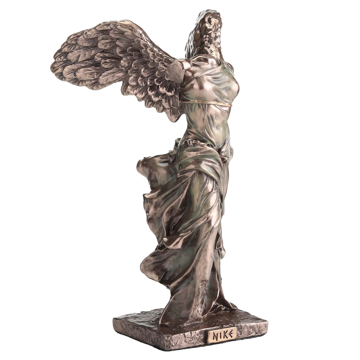 Nike — The Winged Goddess — Bronze-Finish Statue, 14 cm – view 4