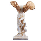 Nike – The Winged Goddess – White and Gold Statue – 14 cm – view 3