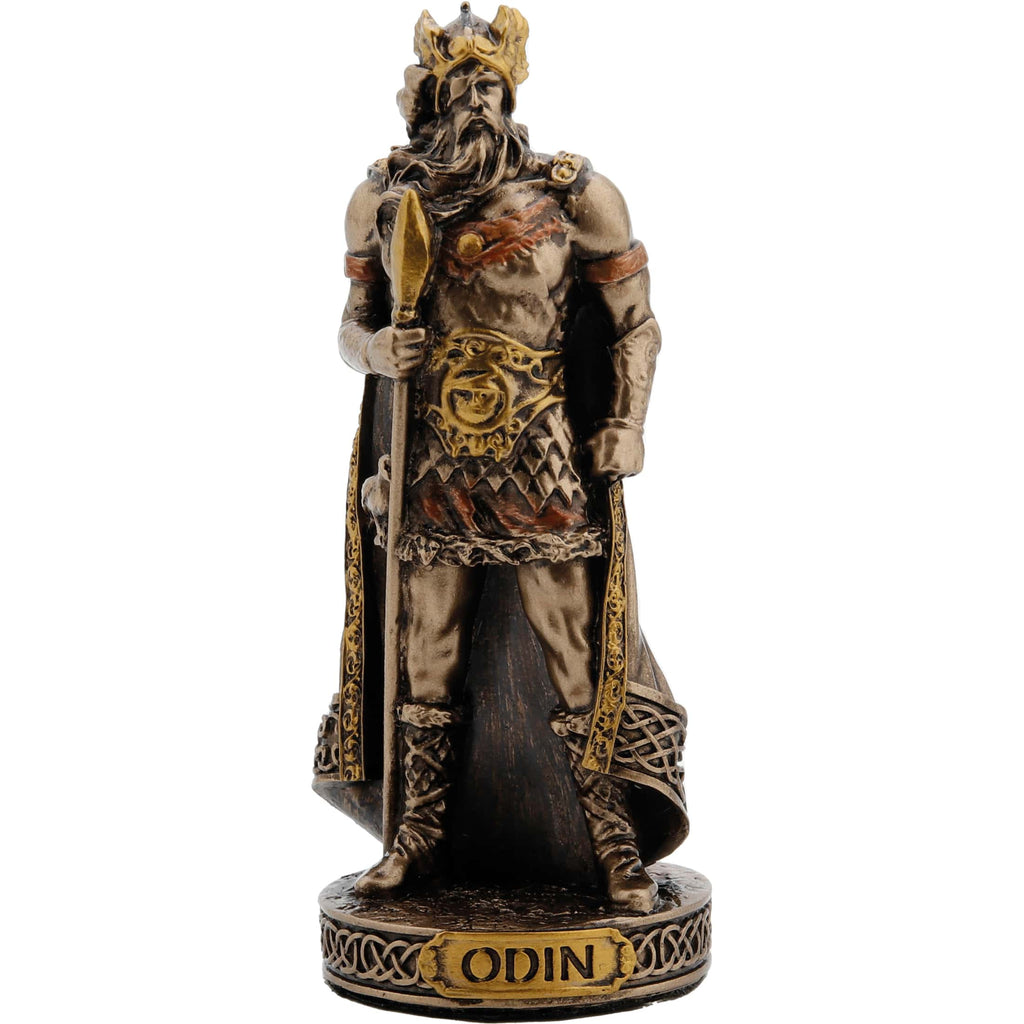 Set of 12 Norse Gods – Bronze-Finish Resin Statues – view 1