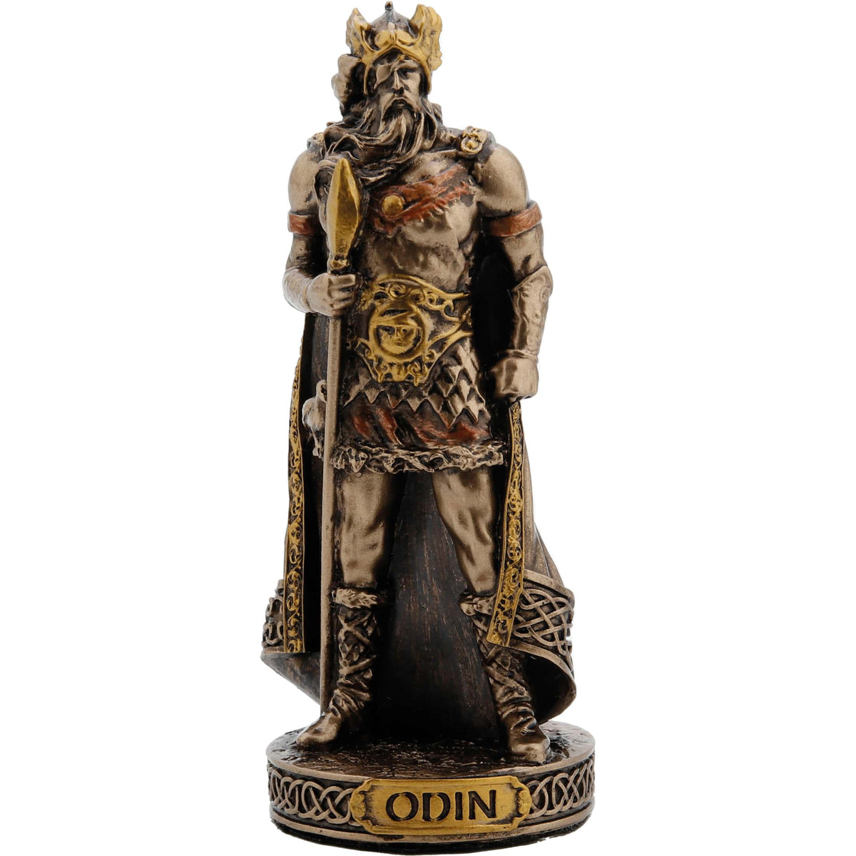 Set of 12 Norse Gods – Bronze-Finish Resin Statues – view 1
